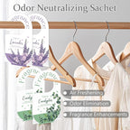 14 Packs Lavender & Eucalyptus Sachets Bags for Drawers and Closets, Long Lasting Scented Sachets Air Fresheners, Natural Odor Eliminator, Home Fragrance Potpourri Bag for Everywhere