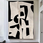 Black Wall Art Large Wall Decor Picture for Living Room Abstract Canvas Artwork for Walls Modern Office Room Decor Paintings for Wall Decorations