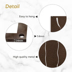 SIGNLEADER Metal Wall Art Decor Zebra Stripe Minimalist Modern Abstract Wall Sculpture Hangings Home Decoration for Living Room, Bedroom, Bathroom, Kitchen, Outdoor - 36" Bronze