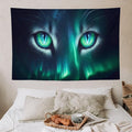VUMIVI Cat Eye Galaxy Tapestry Mystical Northern Lights Starry Sky Abstract Aurora Art Magical Fantasy Decor Tapestry Wall Hanging for Living Room Bedroom Dorm Classroom Aesthetic Decor W60xL40in