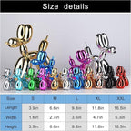 Balloon Dog Statue Modern Home Decor Collectible Figurines Art Funky Statues for Coffee Table Decorations Trendy Color Schemes Room Aesthetic Sculpture Dog (3.9 * 3.9 * 1.5inch, Sky Blue)
