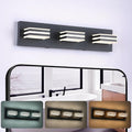 Black Vanity Lights for Bathroom Light Fixtures (3-Light, 20-Inch) Adjust 3 Colors Modern Bath Lighing Fixture Over Mirror LED Vanity Lighting