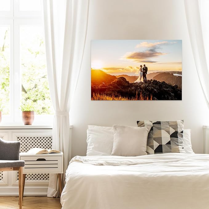 YXIMOX Custom Canvas Prints with Your Photos, Personalized Wall Art, Home Decor,Custom Canvas Print, Made in USA(15"x24", Unframed)