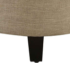 Convenience Concepts Designs4Comfort Storage Ottoman, Tan Fabric