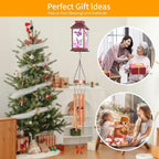Retro Butterfly Decorative Wind Chime Gift, Solar-Powered Butterfly Wind Chimes, for Women Mom Grandmother, Garden Lawn Decorations, Thanksgiving Gifts