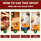 Intention Simmer Pot Blends, Simmer Pot for Stove Potpourri, Botanical Air Freshener Sachets for Holiday, Meditation & Ritual Spaces (chai)