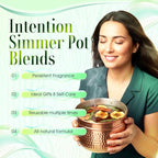 Intention Simmer Pot Blends, Simmer Pot for Stove Potpourri, Reiki-Infused Energy Home Fragrance energetically Charged & Manifestation, for Holiday, Meditation & Ritual Spaces (All)