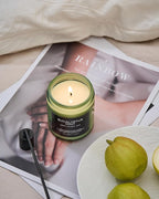 M&SENSE Eucalyptus & Mint Candles for Home Scented, Clean Non Toxic Aromatherapy Candle Gift 7.05oz 50 Hours Burn for Stress Relief Meditation Yoga Relaxing SPA