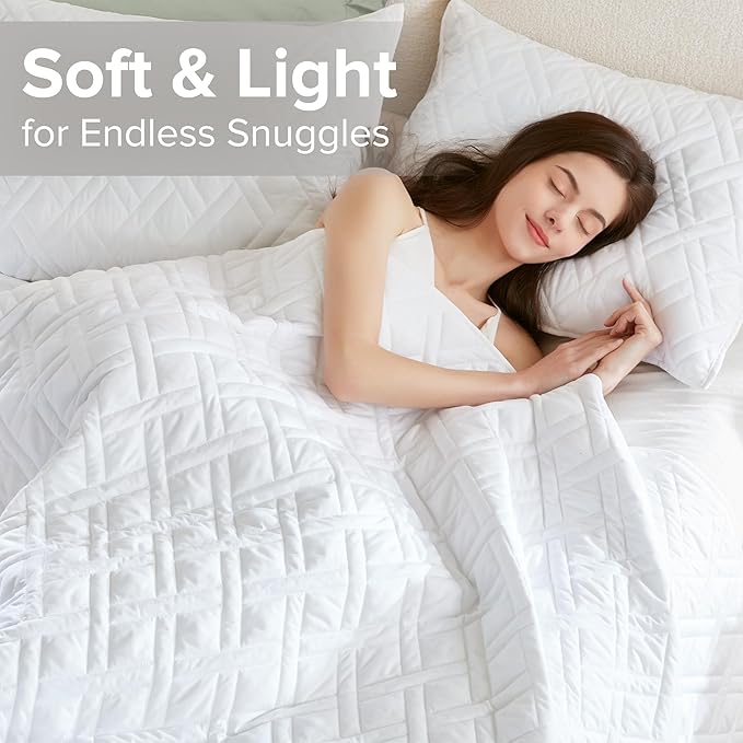 Comfort Spaces Queen Quilt Set Modern Reversible Diamond Coverlet Queen Bedding Set Cozy Quilted Winter Layer, All Season Lightweight Soft Queen Size Quilt, Kienna, Full/Queen White Diamond 3 Piece