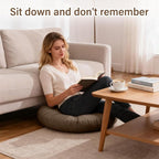 Tiita Outdoor Cushions Square Floor Pillow Thicken Tufted Seat Pad Large Floor Cushion for Yoga Meditation Living Room