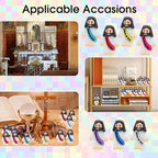 350 Pieces Little Jesus Statue Bulk Pocket Jesus Love You Jesus Minifigure Church Christmas Party Gift Baptism Gift