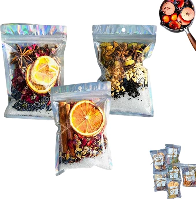 Intention Simmer Pot Blends, Simmer Pot for Stove Potpourri, 𝐒immer 𝐏ot Potpourri, Room Air Freshener, Included Varieties Fruit and Flower, Suitable for Parties, Christmas (3PCS-B)
