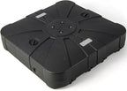 Giantex Cantilever Umbrella Base with Wheels, 243 lbs Water Filled Umbrella Stand for Offset Patio Umbrella, 33.5 inch Heavy Duty Square Offset Umbrella Holder for Deck Garden Poolside