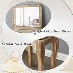 Emfogo Standing Jewelry Armoire, 7 Drawers & 2 Side Doors Jewelry Amoire Cabinet Standing with Top Flip Makeup Mirror, Jewelry Chest Jewelry Boxes