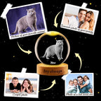 Custom Ultrasound Crystal Ball withText Photo Personalized Ultrasound Picture Frames with Light Holder Engraved Crystal Ball Gift for Expecting Parents