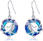 URONE 925 Sterling Silver Earrings Hook Dangle Earrings Jewelry Gifts for Women