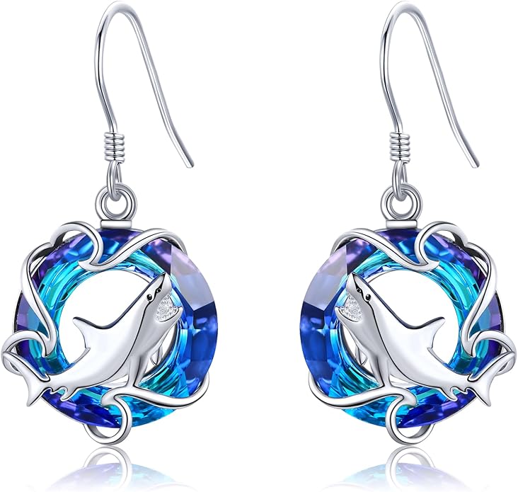 URONE 925 Sterling Silver Earrings Hook Dangle Earrings Jewelry Gifts for Women