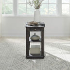 Liberty Furniture Wallace Chair Side Table for Living Room - Aged Oak