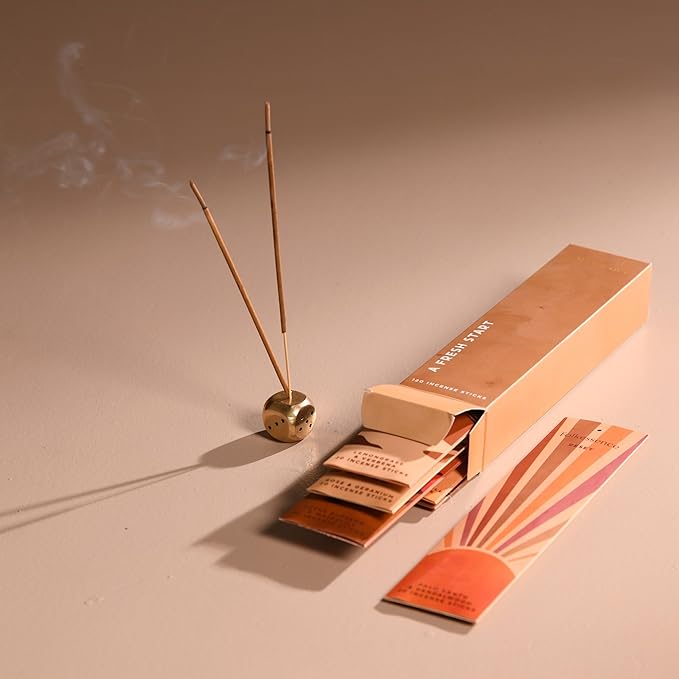 Folkulture Incense Sticks (120 Sticks) | Set of 6 Premium Incense for Yoga, Meditation, Aromatherapy | No Charcoal, Organic, Non Toxic, 45 Mins, Long Burning Palo Santo, Sandalwood, Insence-Sticks