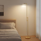 SUNMORY 32W/3000LM Floor Lamps, Super Bright LED Standing Lamp with Remote Control, Adjustable Tall Lamp with 350°Rotating Head, Modern Dimmable Torchiere Corner Lamp for Living Room, Bedroom, Office