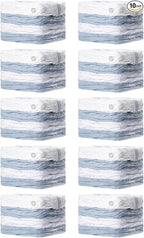 TAILI 10 Pack Vacuum Storage Bags, Space Saver Bags, Jumbo Cube 31x40x15 Inch, Extra Large Vacuum Sealed Bags for Comforters, Blankets, Bedding, Clothes, Closet Organization Space Saving, Clear