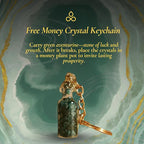 Attract Money Incense Sticks - for Manifestating Abundance (80+ Sticks) with Aventurine Crystal Keychain for Unlocking Wealth | Spicy Aroma of Cinnamon Incense & Clove