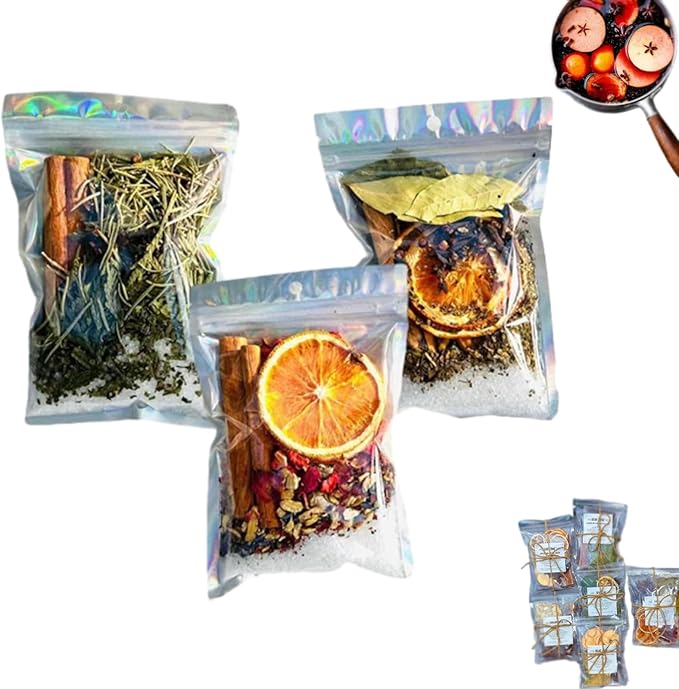 Intention Simmer Pot Blends, Simmer Pot for Stove Potpourri, 𝐒immer 𝐏ot Potpourri, Room Air Freshener, Included Varieties Fruit and Flower, Suitable for Parties, Christmas (3PCS-A)