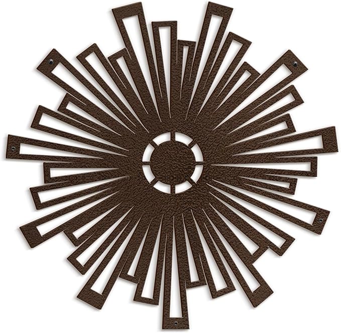 SIGNLEADER Metal Wall Art Decor Bronze Abstract Shapes Minimalist Modern Abstract Wall Sculpture Hangings Home Decoration for Living Room, Bedroom, Bathroom, Kitchen, Outdoor - 36" Bronze