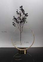 JAKY-Global Babys Breath Fabric Cloth Artificial Flowers 12 Bundle European Fake Silk Plants Decor Wedding Party Decoration Bouquets Real Touch DIY Home Garden (Black-12pcs)