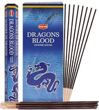 Dragon's Blood Blue Incense Sticks and Incense Stick Holder Bundle Insence Insense Hem Incense Sticks