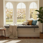 Long Floor Cushion Large Floor Cushion with Brushed Cotton 74.8 x 27.5 x 3.15 in Jumbo Lounger Pillow for Outdoor Indoor Bay Window Meditation Yoga Reading Sleeping (1 Pc,Dark Gray)