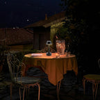 2 Pack Small Cordless Table Lamp, Battery Operated Black Lamp for Restaurant Dinner Table, Rechargeable 3-Way Dimmable Touch Light Portable Metal Night Light for Bedside Dining Room Patio Bar Outdoor