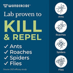 Wondercide - Indoor Pest Control Spray for Home and Kitchen - Ant, Roach, Spider, Fly, Flea, Bug Killer and Insect Repellent - with Natural Essential Oils - Pet and Family Safe — Rosemary 32 oz