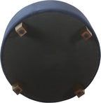 HomePop Large Velvet Storage Ottoman - Navy