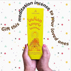 Spiritual Indian Temple Incense Sticks - 80 Charcoal Free Incense Sticks, Made from Upcycled Flowers | Inspired by Siddhivinayak Temple (Mumbai) | Spiritual Incense to add Calmness