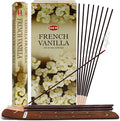 French Vanilla Incense Sticks and Incense Stick Holder Bundle Insence Insense Hem Incense Sticks