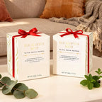 2 Pack Candles for Home Scented,Wood Wick Eucalyptus Mint Scented Candle,22.6 oz 150 Hour Long Burning Lasting, Natural Soy Wax Candles Gifts Set