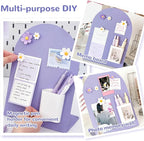 Desk Magnetic Message Board, Metal Bulletin/Memo Board with Magnetic Pen Holder and Flower Pins with Stand, Souvenir/Photo Display Board for Home, Office, Dormitory, Apartment, 8 * 11Inch