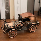 Classic Car Gifts for Men, Unique Cool Birthday Gift Ideas, Vintage Car Decor for Room, Home, Office, Man Cave, Garage, Antique Scrap Metal Model Car Ornaments (M-1)