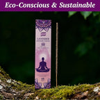 Lavender Incense Sticks Natural - 16 Sticks Handcrafted Lavender Sticks for Relaxation, Meditation, Yoga, Spiritual Purification & Home Ambiance | inciensos aromaticos para la casa