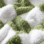 Panku Checkered Blanket, Ultra Soft Green Checkered Throw Blanket, Warm Fluffy Checkerboard Blanket for Couch and Sofa (50x60 Inches, Green)