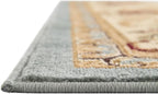 Rugs.com Chateau Collection Rug – 3' x 16' 5 Runner Light Blue Medium Rug Perfect for Hallways, Entryways