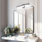 Ralbay Black Vanity Light 5 Color Temperature Dimmable LED Modern Bathroom Vanity Light Bar 24inch 24W Acrylic Matte Black Bathroom Wall Lighting Fixtures Over Mirror