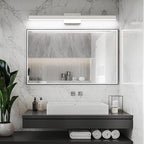 Ralbay 40inch Brushed Nickel Vanity Light with 5 Color Temperature (2700K-6000K) Dimmable Acrylic Metal 36W LED Modern Bathroom Lighting Over Mirror