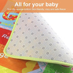 ABC Alphabet Rugs for Kids Toddler, Baby Play Mat for Floor, ABC Carpet for Playroom, Alphabet, Numbers, and Shapes Activity Educational Non Slip Floor Mats for Children Bedroom (40"x60")