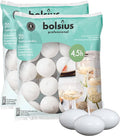 Bolsius Unscented Floating Candles – Set of 20 White Floating Candles – Cute and Elegant Burning Candles – Candles with Nice and Smooth Flame – Party Accessories (Two Pack)