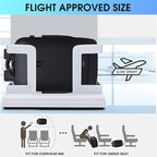 Travel Backpack for Men, Carry on Backpack Luggage 30L Flight Approved Water-resistant Lightweight Business Backpack Fits 17.3 Inch Laptop with Shoes Compartment, Black