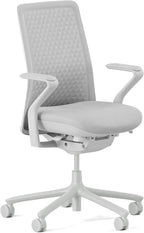 Branch Verve Chair - High Performance Executive Office Chair with Contoured Back and Adjustable Lumbar Support - High Density Foam Cushion and 3D Knit Back - Fits 5' to 6', Up to 275 lbs, Mist