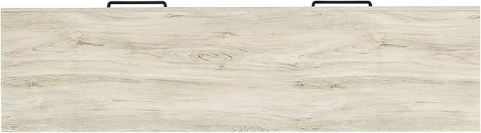 Signature Design by Ashley Cambeck Farmhouse Industrial 6 Drawer Dresser, Whitewash