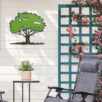 viterlight Metal Wall Art, Hanging Wall Decor Living Room, Tree of Life Colorful Wall Art, Decorative Wall Sculptures for Indoor, Outdoor(23.6" W*21" H)